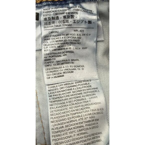 Levis 550 Straight Leg Denim Jeans Stretch Men's Size 34 (Fit 34x33) - Picture 10 of 11